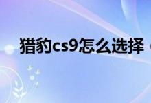 猎豹cs9怎么选择（猎豹cs9买了就后悔）