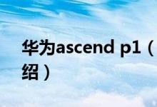 华为ascend p1（关于华为ascend p1的介绍）