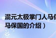 混元太极掌门人马保国（关于混元太极掌门人马保国的介绍）