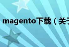 magento下载（关于magento下载的介绍）