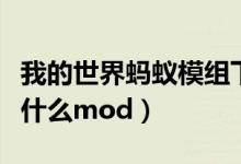 我的世界蚂蚁模组下载（我的世界蚂蚁世界是什么mod）