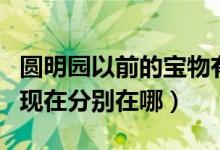 圆明园以前的宝物有哪些（园明园以前的宝物现在分别在哪）