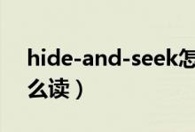 hide-and-seek怎么读（hide and seek怎么读）