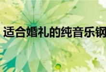 适合婚礼的纯音乐钢琴（适合婚礼的纯音乐）