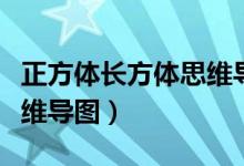 正方体长方体思维导图内容（正方体长方体思维导图）