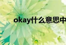 okay什么意思中文（okay什么意思）