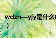 wdzn—yjy是什么电缆（wdz yjy是什么电缆）