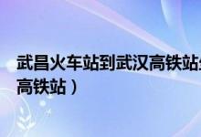 武昌火车站到武汉高铁站坐几号线地铁（武昌火车站到武汉高铁站）