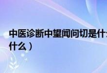 中医诊断中望闻问切是什么意思（中医中望闻问切的意思是什么）