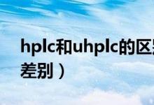 hplc和uhplc的区别（UPLC与HPLC有哪些差别）