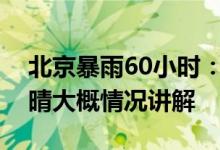 北京暴雨60小时：他们守望相助一起等待天晴大概情况讲解