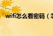 wifi怎么看密码（怎么用电脑看wifi密码）