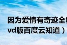 因为爱情有奇迹全集下载（因为爱情有奇迹dvd版百度云知道）