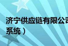 济宁供应链有限公司（济宁商用车供应链管理系统）