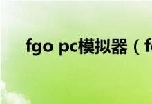 fgo pc模拟器（fgo模拟器电脑版b服）