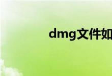 dmg文件如何安装（dmg）