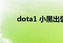 dota1 小黑出装（dota小黑出装）