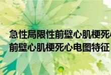 急性局限性前壁心肌梗死心电图特征改变见于（急性局限性前壁心肌梗死心电图特征）