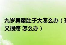 九岁男童肚子大怎么办（孩子(男 九岁)肚子一夜变大了许多 又很疼 怎么办）