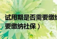 试用期是否需要缴纳社保费用（试用期是否需要缴纳社保）