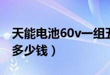 天能电池60v一组五个多少钱（天能电池60v多少钱）