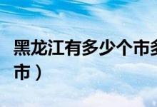 黑龙江有多少个市多少个县（黑龙江有多少个市）