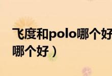 飞度和polo哪个好哪个值得买（飞度和polo哪个好）