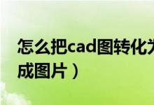 怎么把cad图转化为图片（如何将cad图转换成图片）