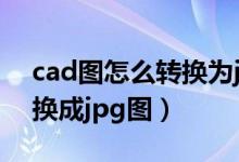 cad图怎么转换为jpg格式（怎么把cad图转换成jpg图）