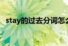 stay的过去分词怎么变（stay的过去分词）