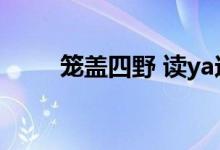 笼盖四野 读ya还是ye（笼盖四野）