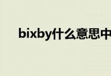 bixby什么意思中文（bixby什么意思）