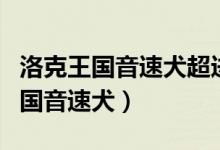 洛克王国音速犬超进化需要什么材料（洛克王国音速犬）