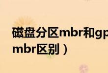 磁盘分区mbr和gpt的区别（硬盘分区gpt和mbr区别）