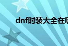 dnf时装大全在哪看（dnf时装大全）