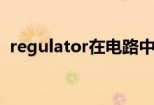 regulator在电路中代表什么（regulator）