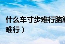 什么车寸步难行脑筋急转弯答案（什么车寸步难行）