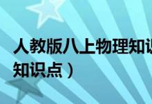 人教版八上物理知识点背点（人教版八上物理知识点）