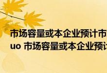 市场容量或本企业预计市场占有率怎么写服装（计划书 ldquo 市场容量或本企业预计市场占有率 rdquo 怎么写）