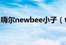 嗨尔newbee小子（tree new bee什么意思）