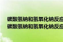 碳酸氢钠和氢氧化钠反应方程式为什么不生成碳酸氢钠?（碳酸氢钠和氢氧化钠反应方程式）