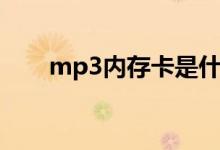 mp3内存卡是什么卡（mp3内存卡）