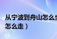 从宁波到舟山怎么坐车要多久（从宁波到舟山怎么走）