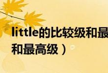 little的比较级和最高级英语（little的比较级和最高级）