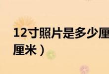 12寸照片是多少厘米长宽（12寸照片是多少厘米）