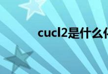 cucl2是什么化学名称（cucl2）