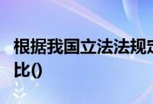 根据我国立法法规定行政法规与地方性法规相比()