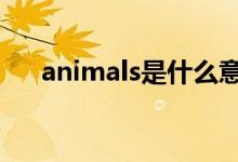 animals是什么意思（act是什么意思）