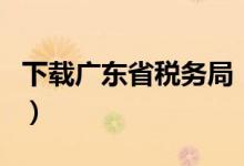 下载广东省税务局（广东省地方税务局客户端）