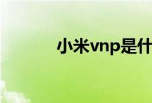 小米vnp是什么（vnp是什么）